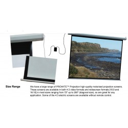 Prowite Motorised Projection Screen  with Remote 1.71 x 1.28 m(84inch diagonal)