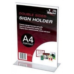 Menu Holder, Double sided display-A4