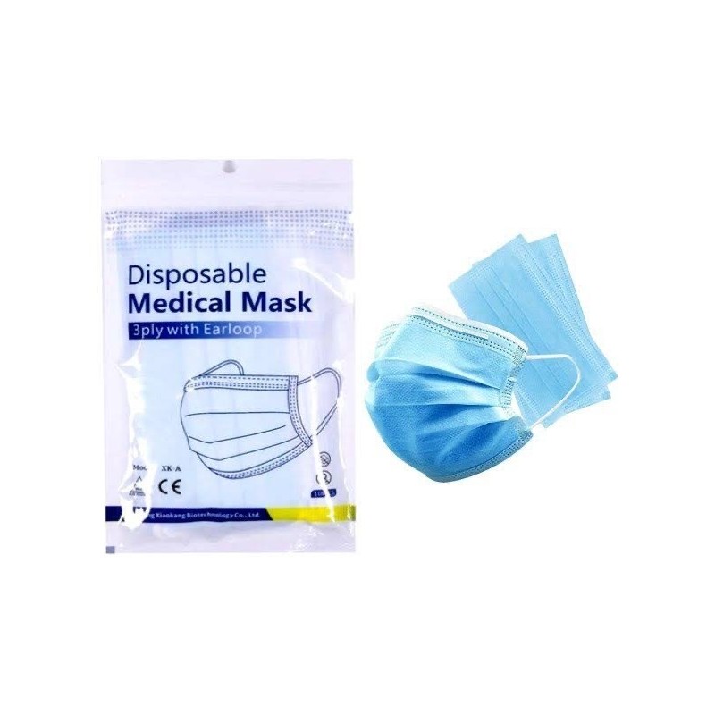 disposable medical mask 3ply with earloop