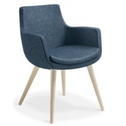 Ferne with Timber Base Chair