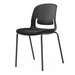 Pallete chair with black...