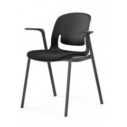 Pallete chair with black...