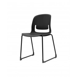 Pallete chair with black...