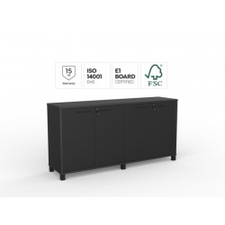 Cubit Credenza 1800 (Black)