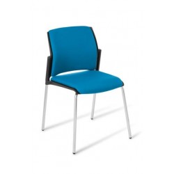 Spring 4-leg Chair With Seat and Back Upholstered