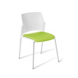 Spring 4-leg Chair With Seat Upholstered