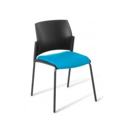 Spring 4-leg Chair With Seat Upholstered