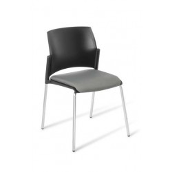 Spring 4-leg Chair With Seat Upholstered