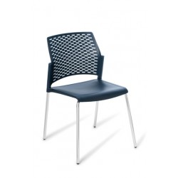 Punch 4-leg Chrome Frame Chair 