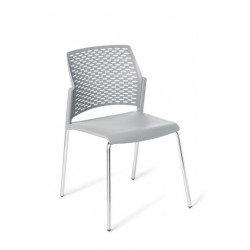 Punch 4-leg Chrome Frame Chair 