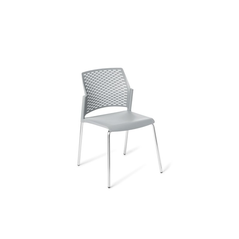 Punch 4-leg Chrome Frame Chair 