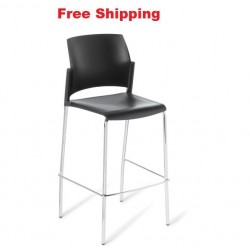 Spring Chrome Frame Bar Stool