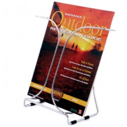 Wire Brochure Holder, A4 Desktop, Chrome finish