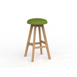 Luna Button Barstool Splice Fabric