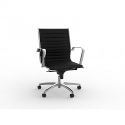 Metro Midback Chair - Black PU